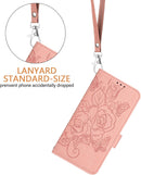 Google Pixel 9 Pro Roses Pattern PU Leather Flip Case Closure Wallet Case - Green