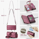 Google Pixel 9 Pro Wallet Case Crossbody Lanyard Strapand Kickstand Black, Pixel 9 Pro XL