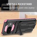 Google Pixel 9 Pro Wallet Holder Stand Kickstand Protective Phone Case - Purple