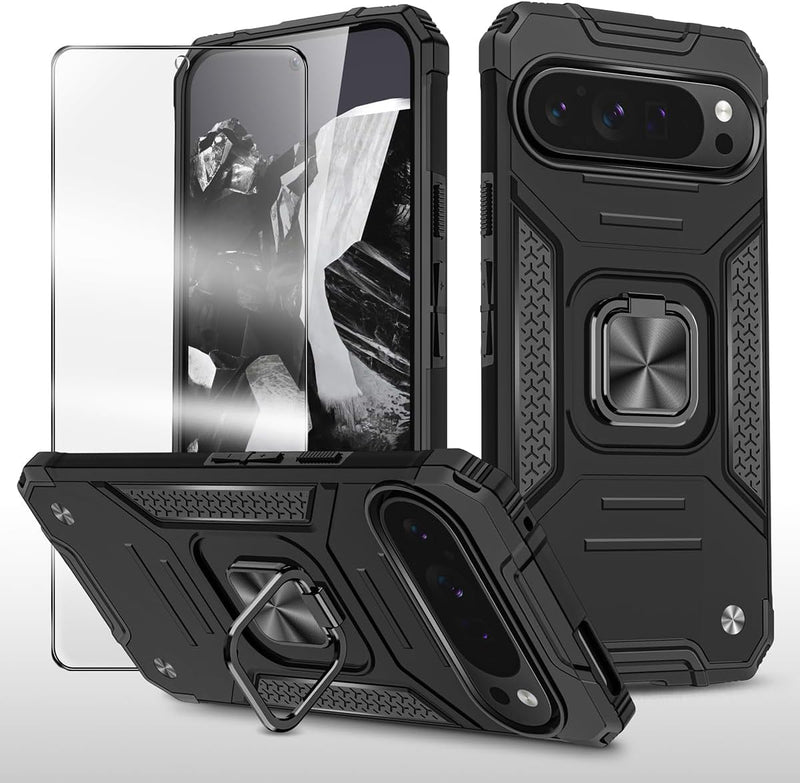 Google Pixel 9 Pro XL 360 Ring Holder Case - Gorilla Cases