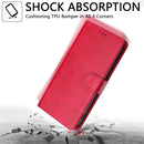 Google Pixel 9 Pro XL Card Holder Stand Shockproof TPU Interior Case Protective Flip Cover Black YBW