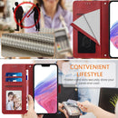 Google Pixel 9 Pro XL Card Holder Stand Shockproof TPU Interior Case Protective Flip Cover Black YBW