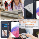 Google Pixel 9 Pro XL Card Holder Stand Shockproof TPU Interior Case Protective Flip Cover Black YBW