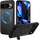Google Pixel 9 Pro XL Case Compatible Magsafe Built in Metal Kickstand