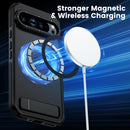 Google Pixel 9 Pro XL Case Compatible Magsafe Built in Metal Kickstand