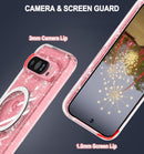 Google Pixel 9 Pro XL Glitter Ring Case