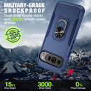 Google Pixel 9 Pro XL Screen & Lens Protector Heavy - Duty Shockproof Kickstand Case