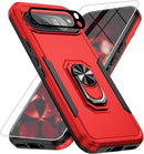 Google Pixel 9 Pro XL Screen & Lens Protector Heavy - Duty Shockproof Kickstand Case