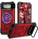 Google Pixel 9 Pro XL Screen & Lens Protector Heavy - Duty Shockproof Kickstand Case