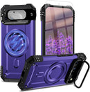 Google Pixel 9 Pro XL Screen & Lens Protector Heavy - Duty Shockproof Kickstand Case