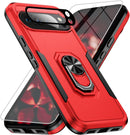 Google Pixel 9 Pro XL Screen & Lens Protector Heavy - Duty Shockproof Kickstand Case