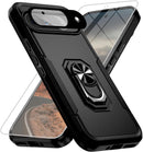 Google Pixel 9 Pro XL Screen & Lens Protector Heavy - Duty Shockproof Kickstand Case