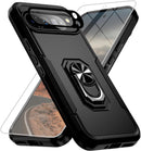 Google Pixel 9 Pro XL Screen & Lens Protector Heavy - Duty Shockproof Kickstand Case