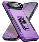 Google Pixel 9 Pro XL Screen & Lens Protector Heavy - Duty Shockproof Kickstand Case