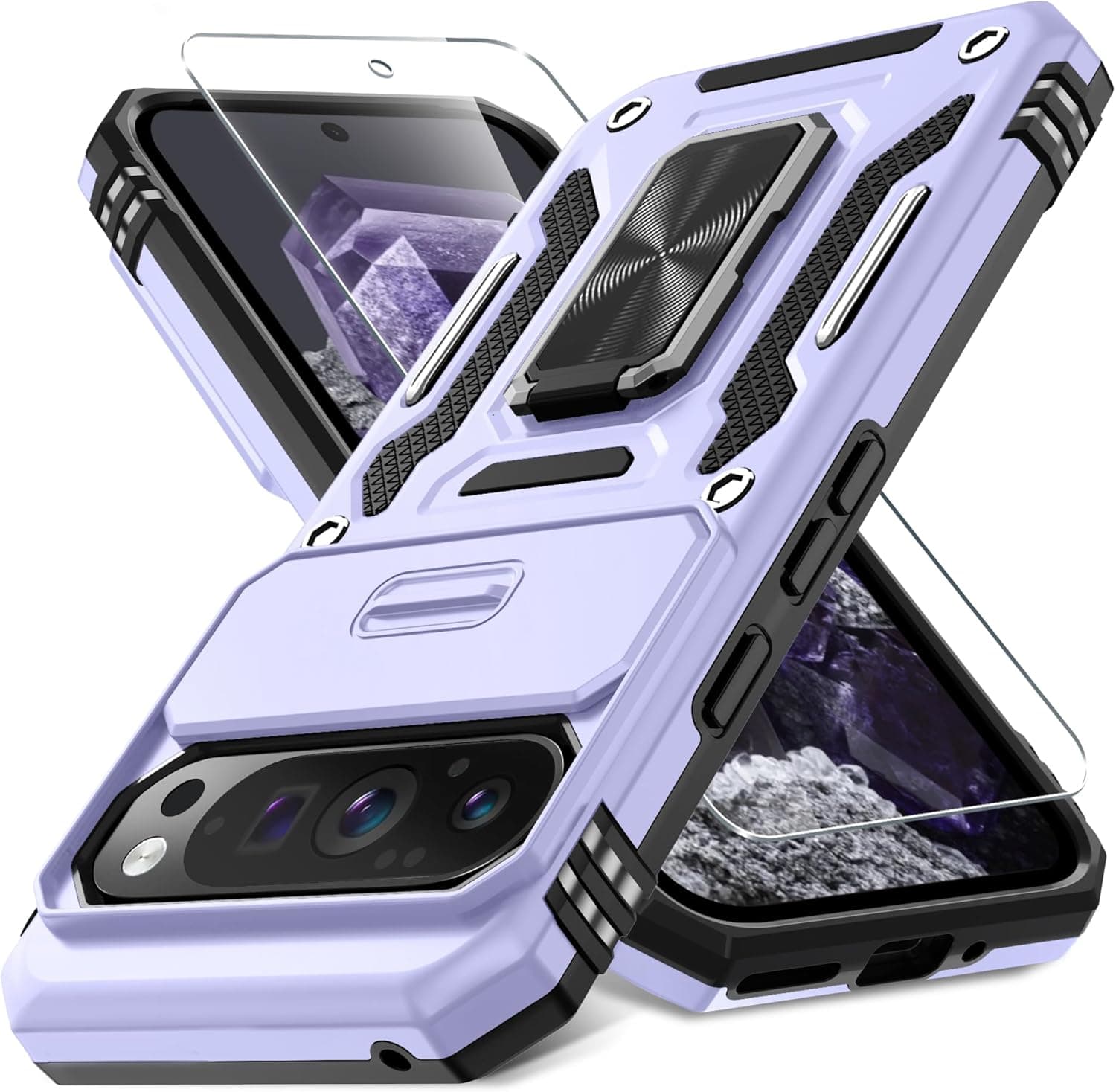 Pixel 9 Pro XL Slide Camera Case with Ring Kickstand