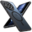 Hensinple Magnetic for OnePlus 15 Case, with OnePlus 15 Screen Protector, [Compatible with MagSafe] Translucent Matte Shockproof Military Grade Protection Cover Phone Case for OnePlus 15 5G(Black)