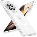 Hensinple Magnetic for OnePlus 15 Case, with OnePlus 15 Screen Protector, [Compatible with MagSafe] Translucent Matte Shockproof Military Grade Protection Cover Phone Case for OnePlus 15 5G(Black)