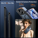 Hensinple Magnetic for OnePlus 15 Case, with OnePlus 15 Screen Protector, [Compatible with MagSafe] Translucent Matte Shockproof Military Grade Protection Cover Phone Case for OnePlus 15 5G(Black)