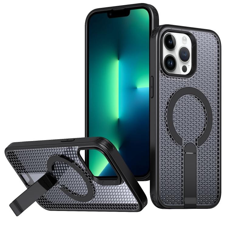 Honeycomb Cooling MagSafe Holder Phone Case