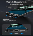 Honor Magic 6 Pro Metal Frame Double Sided Clear Tempered Glass Case