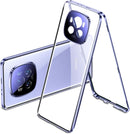 Honor Magic 6 Pro Metal Frame Double Sided Clear Tempered Glass Case