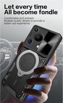 Huawei Pura 70 Ultra Sliding Camera Cover Ring Magnetic Case