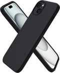 Slim liquid silicone iPhone 16 Pro Max case three layer soft gel rubber protective full body phone cover