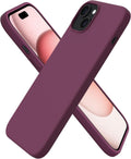 Slim liquid silicone iPhone 16 Pro Max case three layer soft gel rubber protective full body phone cover