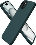 Slim liquid silicone iPhone 16 Pro Max case three layer soft gel rubber protective full body phone cover