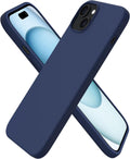 Slim liquid silicone iPhone 16 Pro Max case three layer soft gel rubber protective full body phone cover