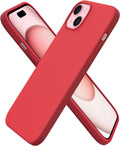 Slim liquid silicone iPhone 16 Pro Max case three layer soft gel rubber protective full body phone cover
