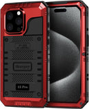 Case for iPhone 16 Pro Max with Waterproof Metal Frame + Built - in Screen Protector