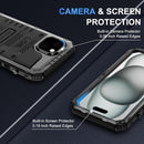 Case for iPhone 16 Pro Max with Waterproof Metal Frame + Built - in Screen Protector