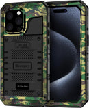 Case for iPhone 16 Pro Max with Waterproof Metal Frame + Built - in Screen Protector