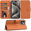 i Phone 16 Pro Max Plus Case Card Holder Wrist Strap Wallet Flip Cover