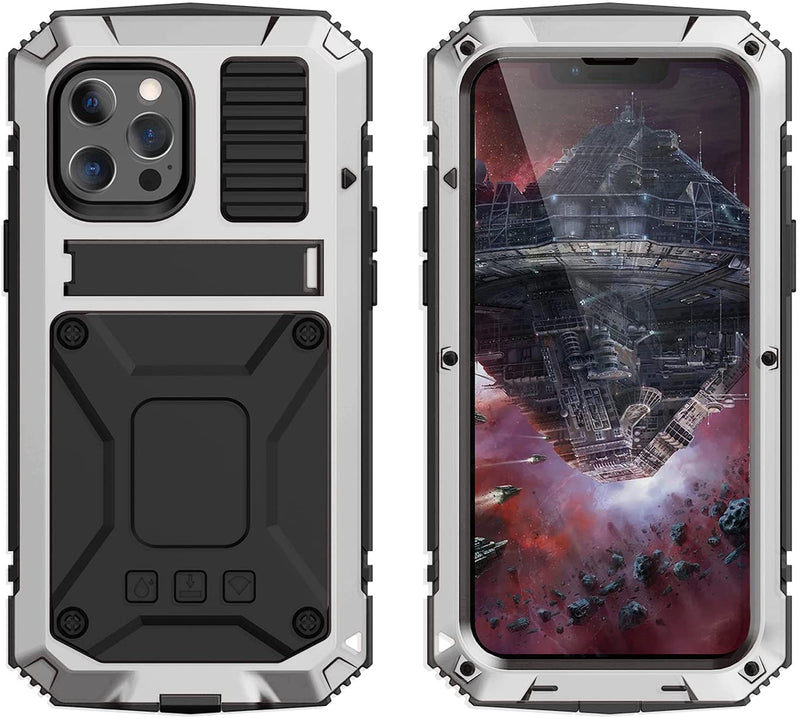 iPhone 17 Pro Max Metal Case with Kickstand | iPhone 17 Pro Max Aluminum Case