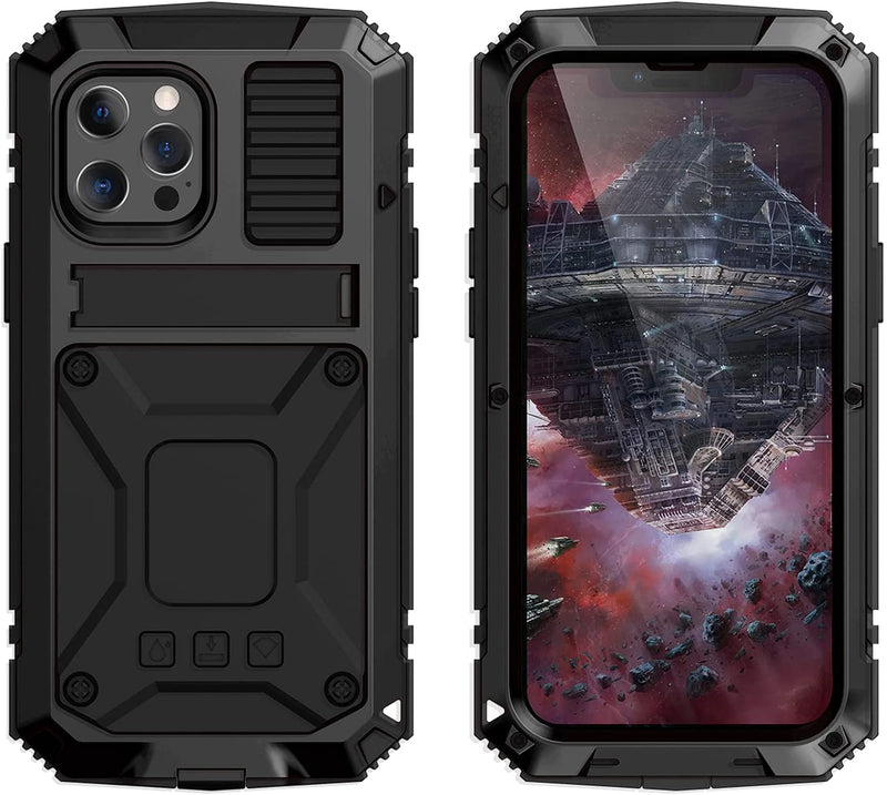 iPhone 17 Pro Max Metal Case with Kickstand | iPhone 17 Pro Max Aluminum Case