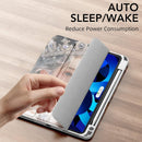 Ipad Air 5/4 Gen Case 10.9/11 Inch - Unisex TPU Hard Shell with Tri - Fold Design and Anti - Fingerprint Feature