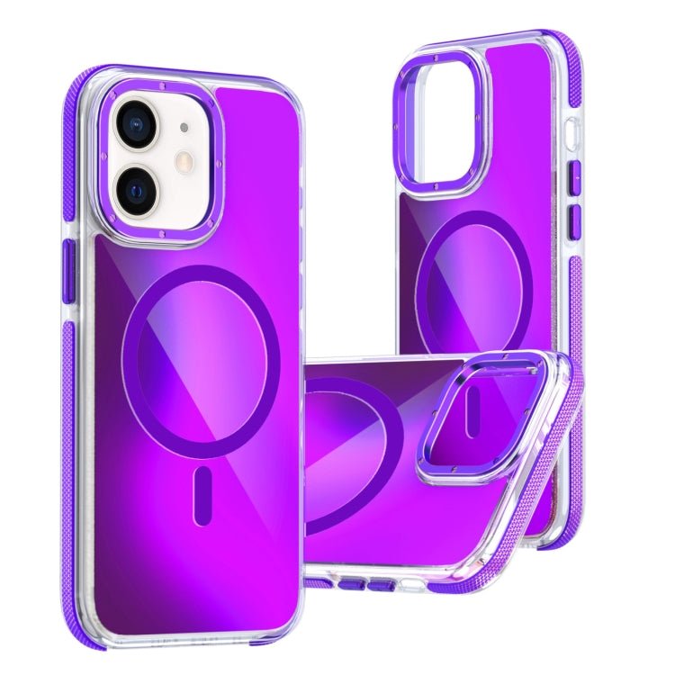 iPhone 11 Dual - Color Gradient Discolor MagSafe Phone Case