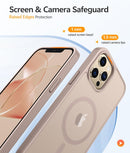 iPhone 12 Pro Max Translucent Matte Magnetic Case