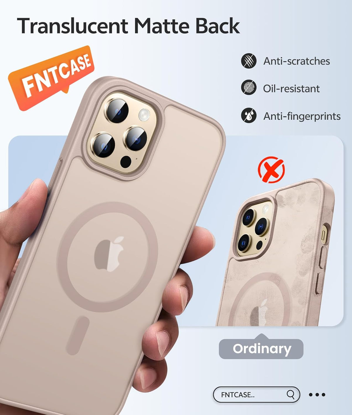 花目　iPhone12 Pro Max iPhone 12 Pro Max Translucent Matte Magnetic Case