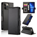 iPhone 12/13 Side Buckle Magnetic Frosted Leather Phone Case