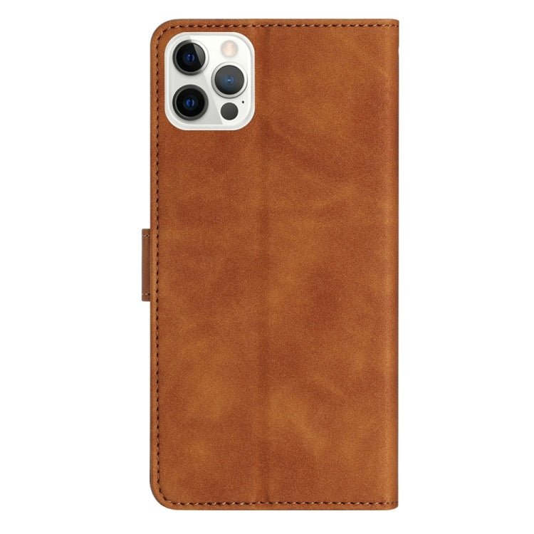 iPhone 12/13/14 Series Seven Butterflies Embossed Leather Phone Case