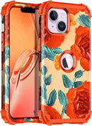 iPhone 13 Case & iPhone 14 Case Glow Heavy Duty Shockproof Hard Plastic Protective Case