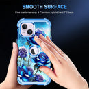 iPhone 13 Case & iPhone 14 Case Glow Heavy Duty Shockproof Hard Plastic Protective Case