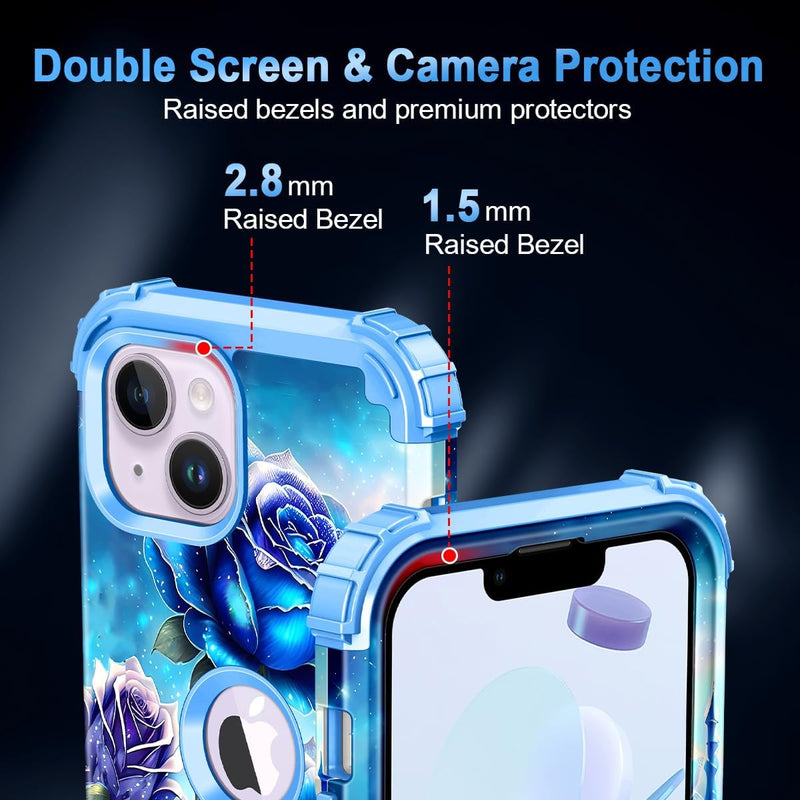 iPhone 13 Case & iPhone 14 Case Glow Heavy Duty Shockproof Hard Plastic Protective Case - Gorilla Cases