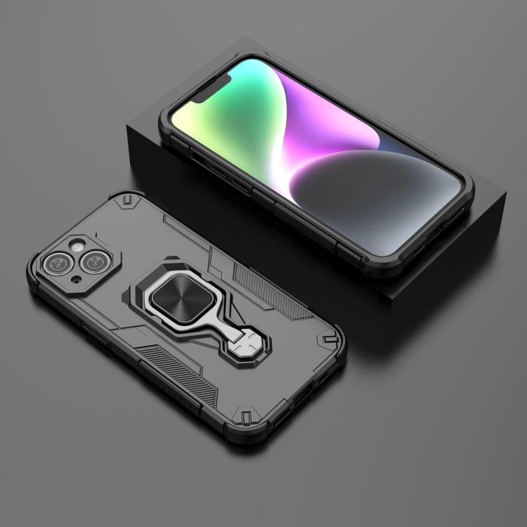 iPhone 13 Metal Kickstand TPU Hybrid PC Phone Case