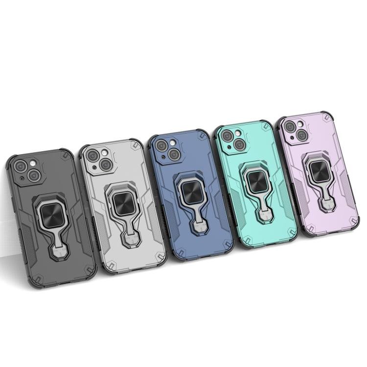 iPhone 13 Metal Kickstand TPU Hybrid PC Phone Case