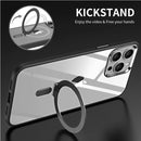 iPhone 13 Pro 6.1 inch Invisible Stand Compatible Metal Kickstand Cute Case