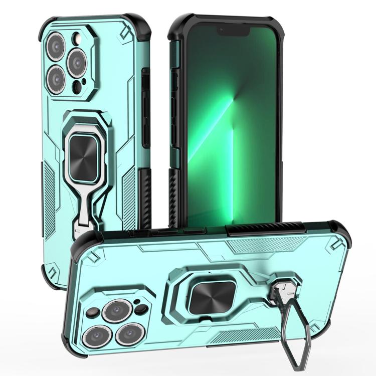 iPhone 13/14/15 Metal Kickstand TPU Hybrid PC Phone Case